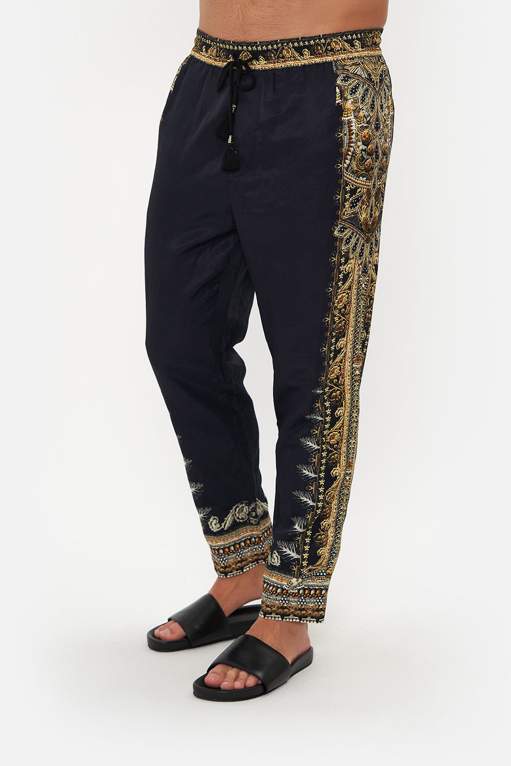 STRAIGHT LEG ELASTICATED WAIST PANT ITS ALL OVER TORERO