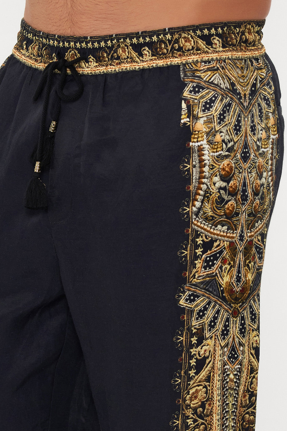 STRAIGHT LEG ELASTICATED WAIST PANT ITS ALL OVER TORERO