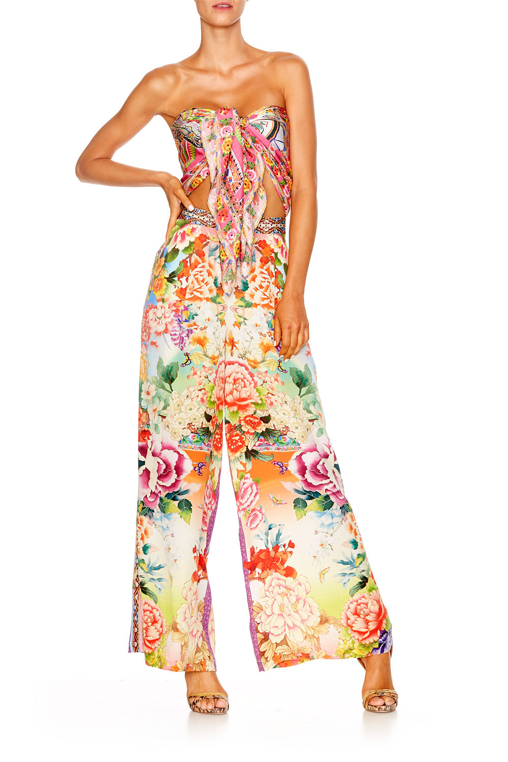 HANI HONEY LARGE SQUARE SCARF