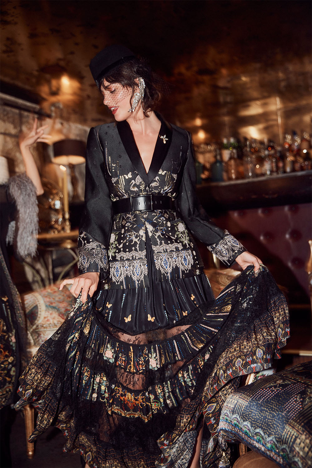 JACKET WITH SLEEVE CUFF DETAIL REBELLE REBELLE