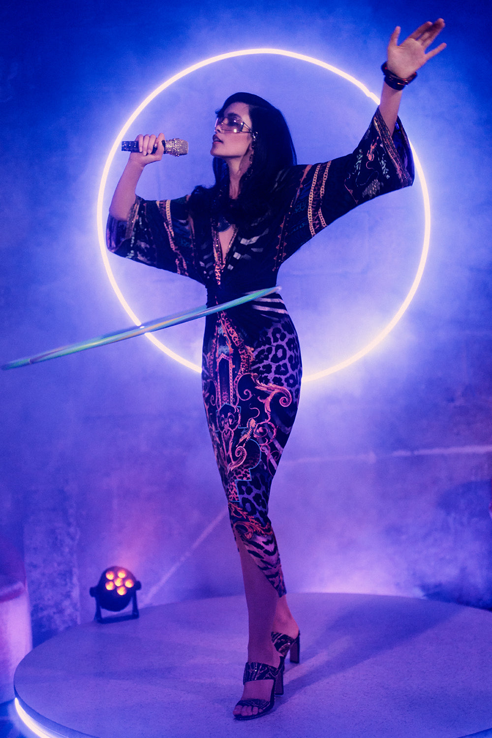 LONG SPLIT FRONT TWIST DRESS SHES GOT GRACE