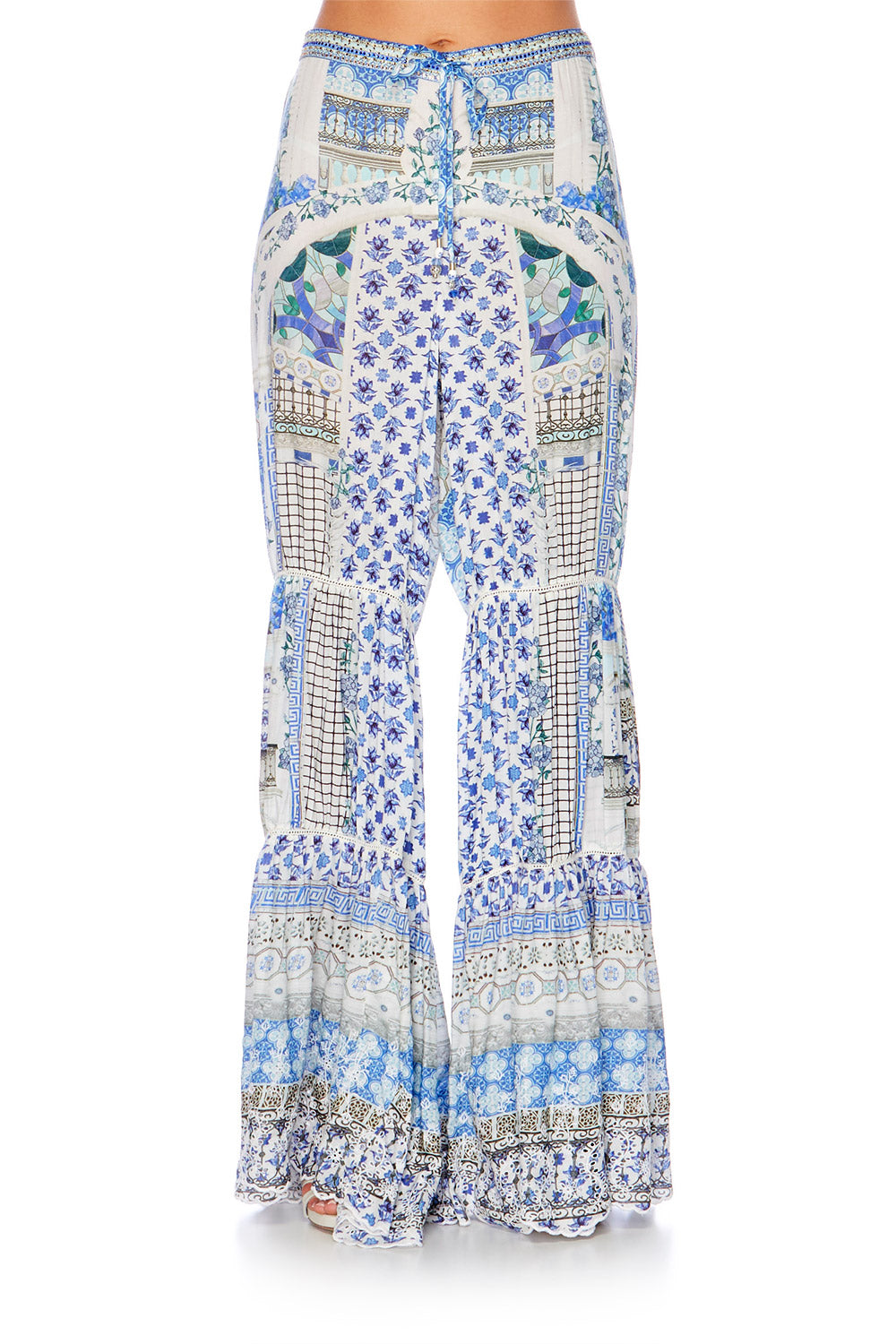 SALVADOR SUMMER WIDE LEG TIERED PANT