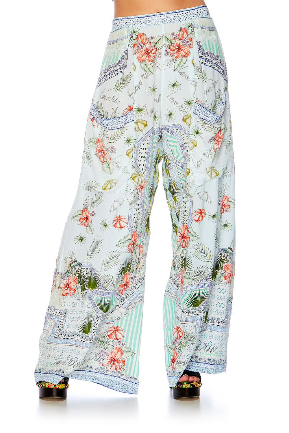 WIDE LEG TROUSER SHADES OF RIO