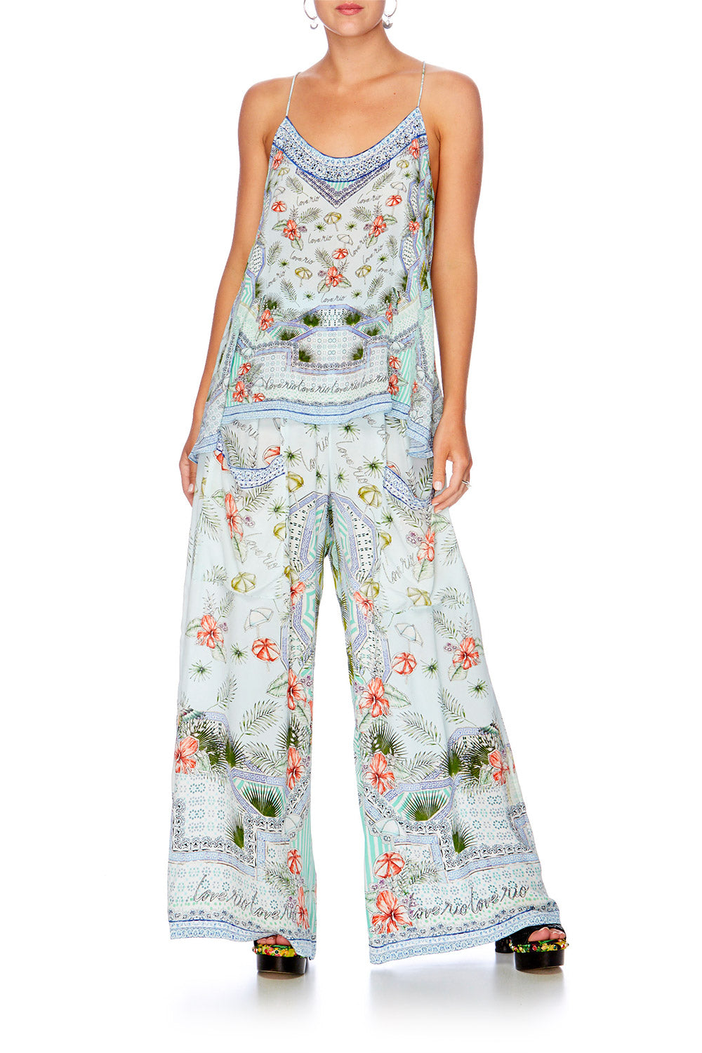 WIDE LEG TROUSER SHADES OF RIO