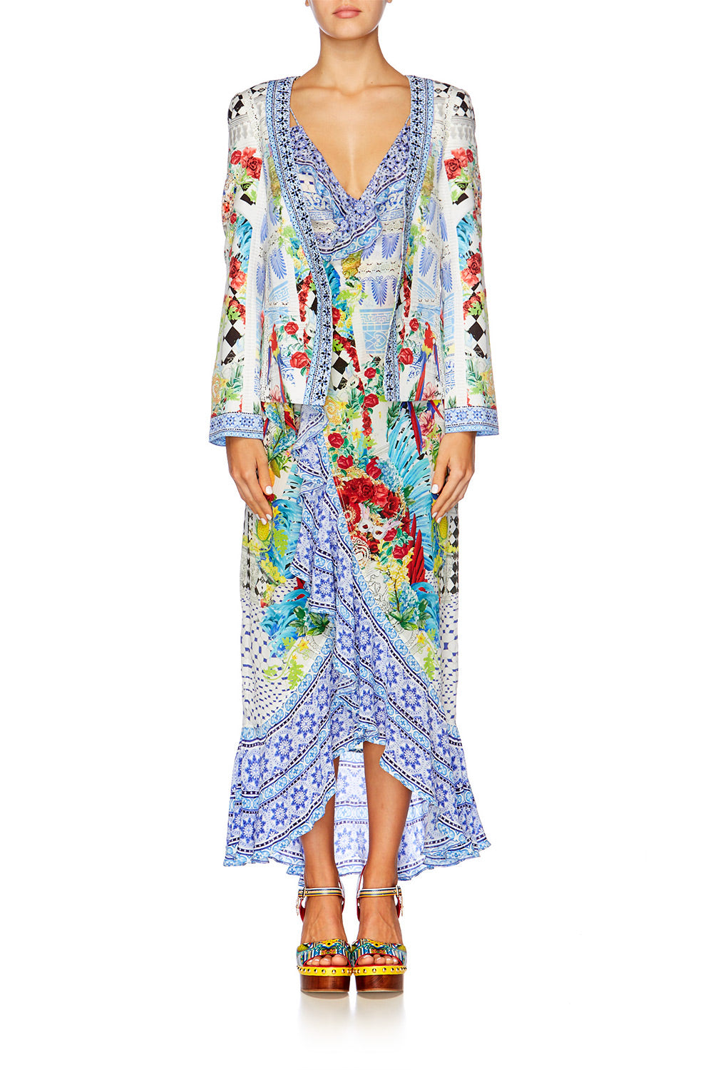 MASKING MADNESS JACKET WITH TIE BACK