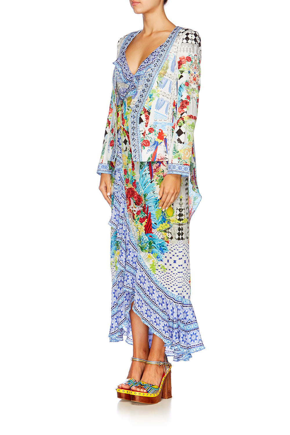 MASKING MADNESS JACKET WITH TIE BACK