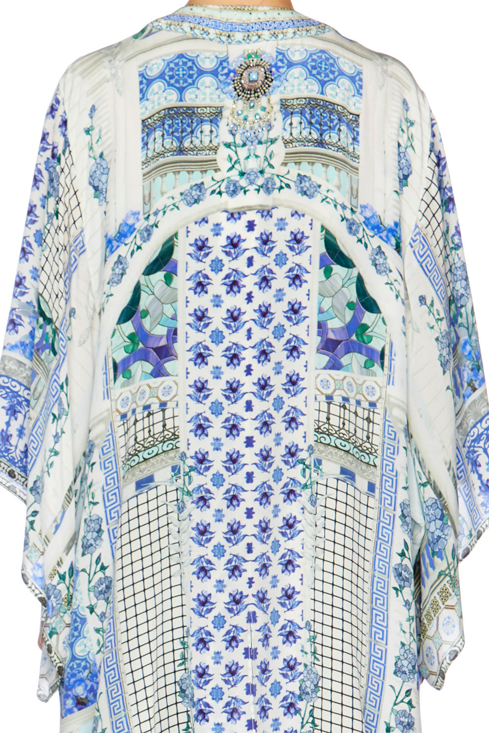 SALVADOR SUMMER KIMONO WITH LONG UNDERLAY