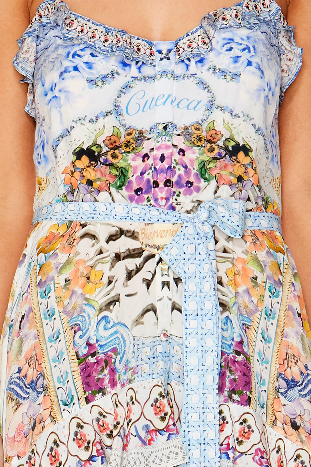 GIRL NEXT DOOR HIGH LOW BUTTON DOWN DRESS