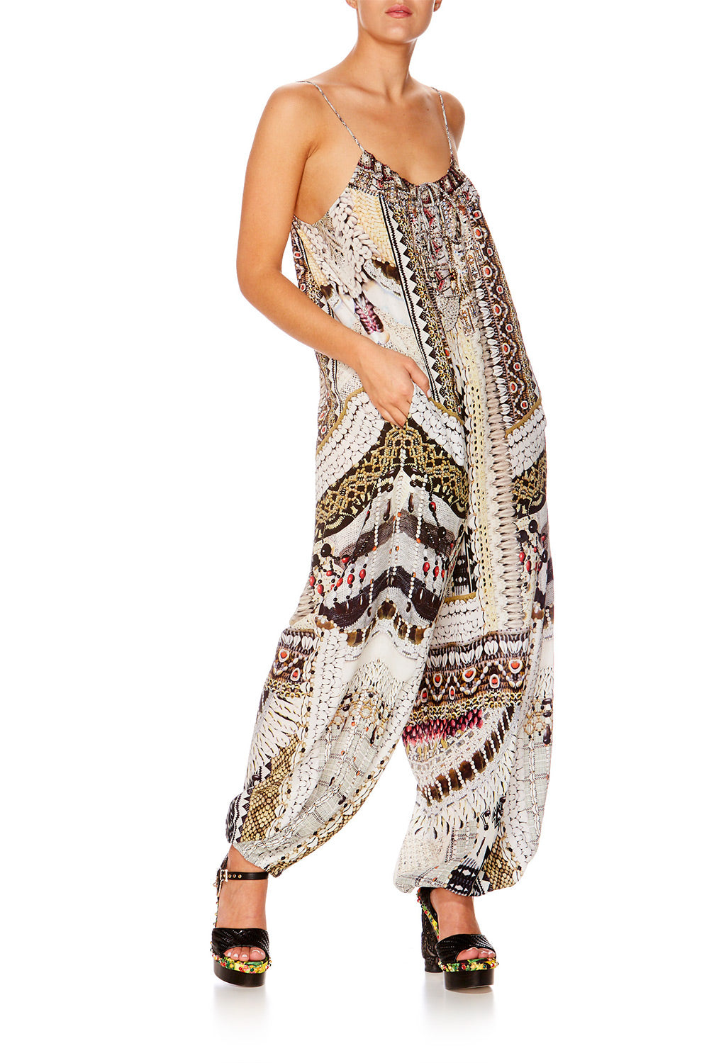 SPELL BOUND BALLOON JUMPSUIT