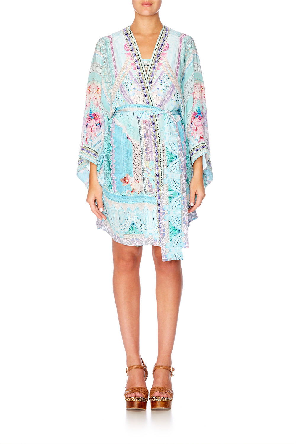 GARDEN STATE KIMONO WITH TIE BELT