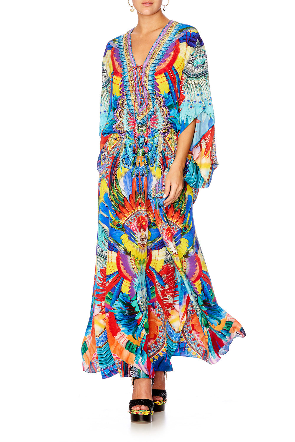 SHOW GIRL SHORT LACE UP KAFTAN