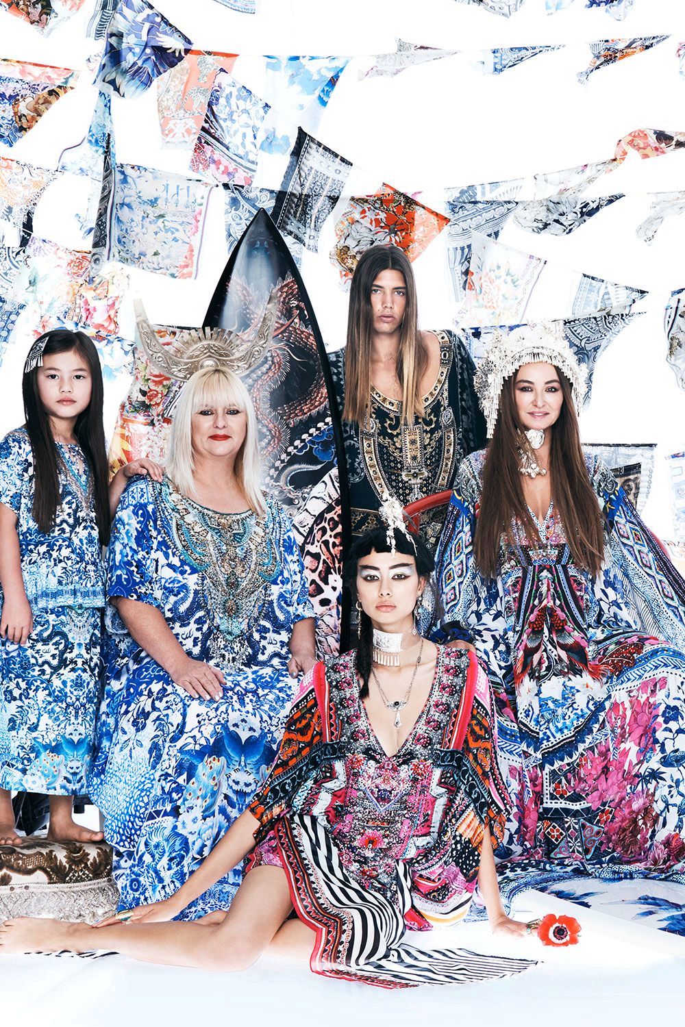 FOR THE LOVE OF LHASA ROUND NECK KAFTAN