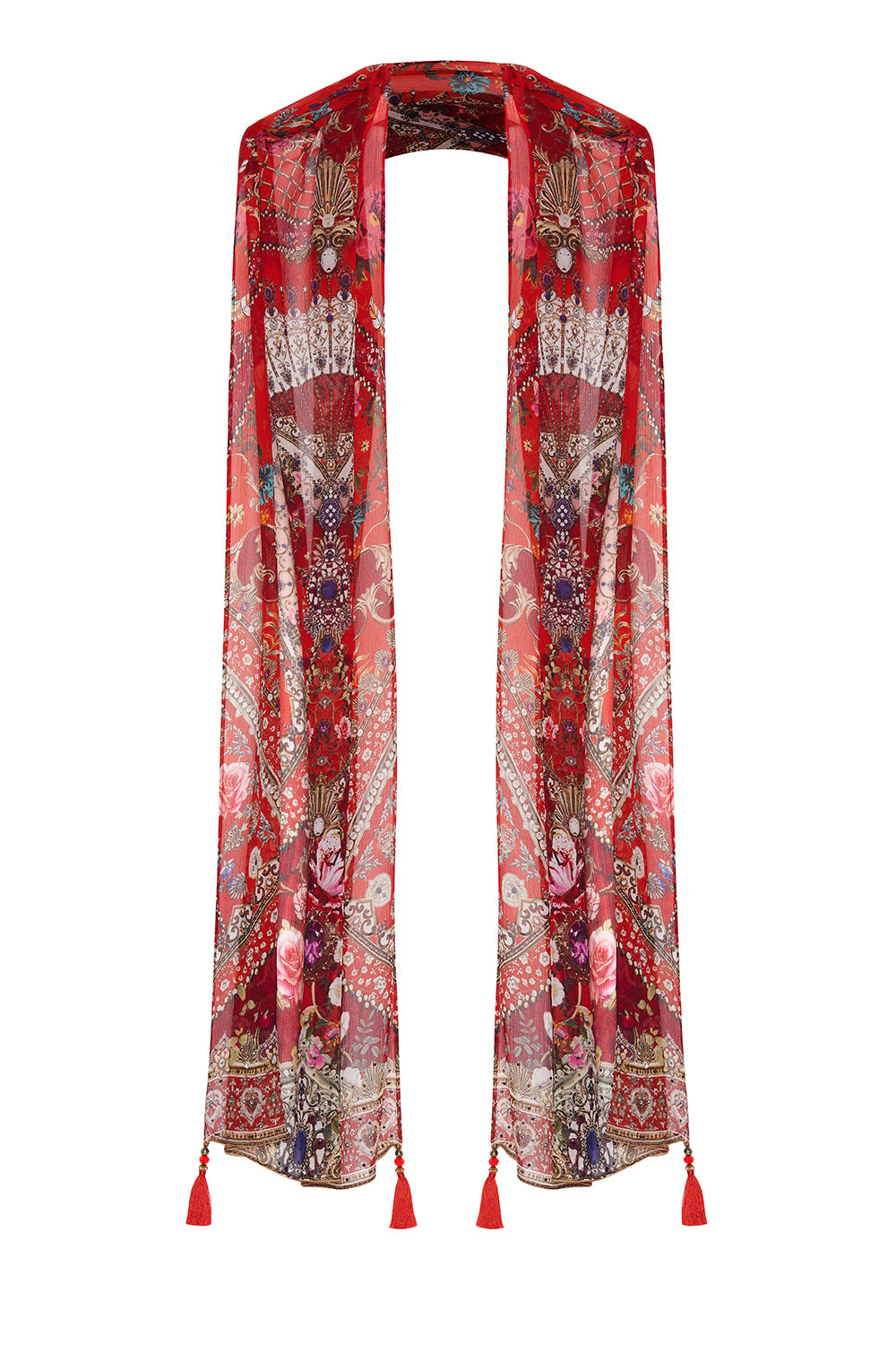 LONG SCARF CAMEOS CAN CAN