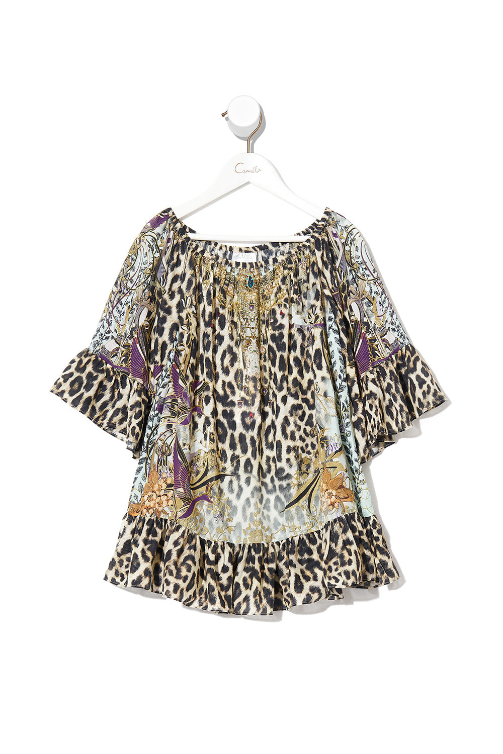 KIDS A-LINE FRILL DRESS NOMADIC NYMPH