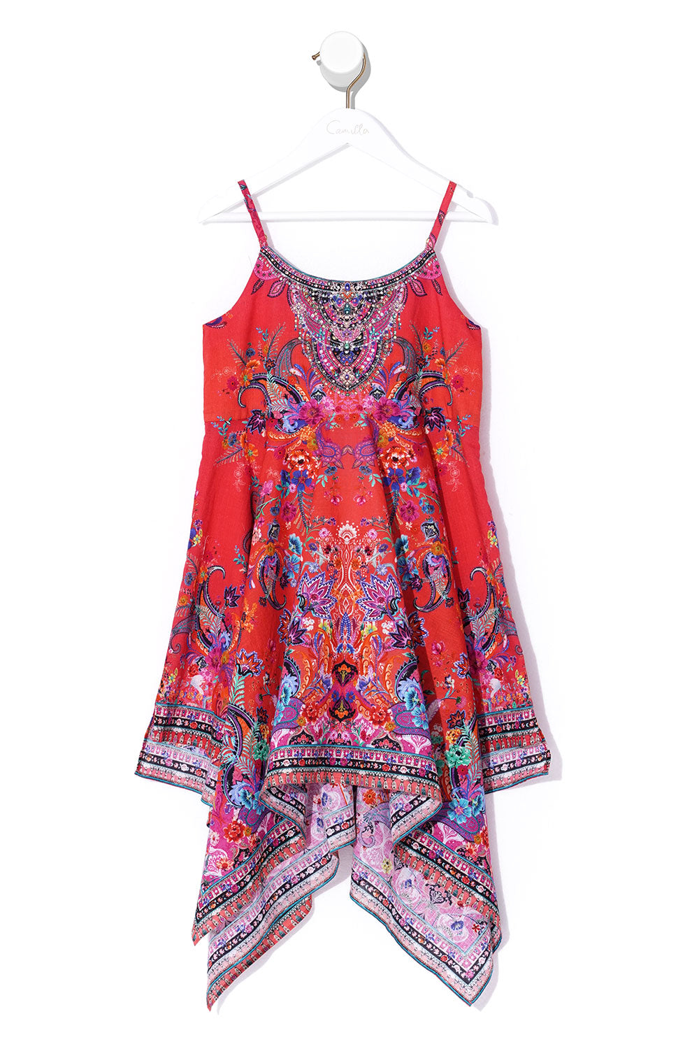 KIDS HANDKERCHIEF HEM DRESS FREE LOVE