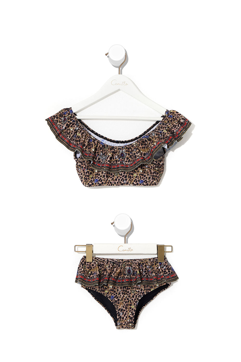 KIDS FRILL CROP BIKINI 12-14 POETIC ANARCHY