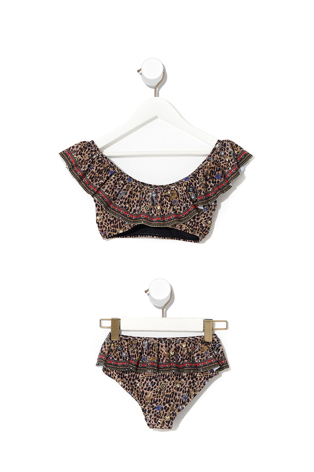 KIDS FRILL CROP BIKINI 12-14 POETIC ANARCHY
