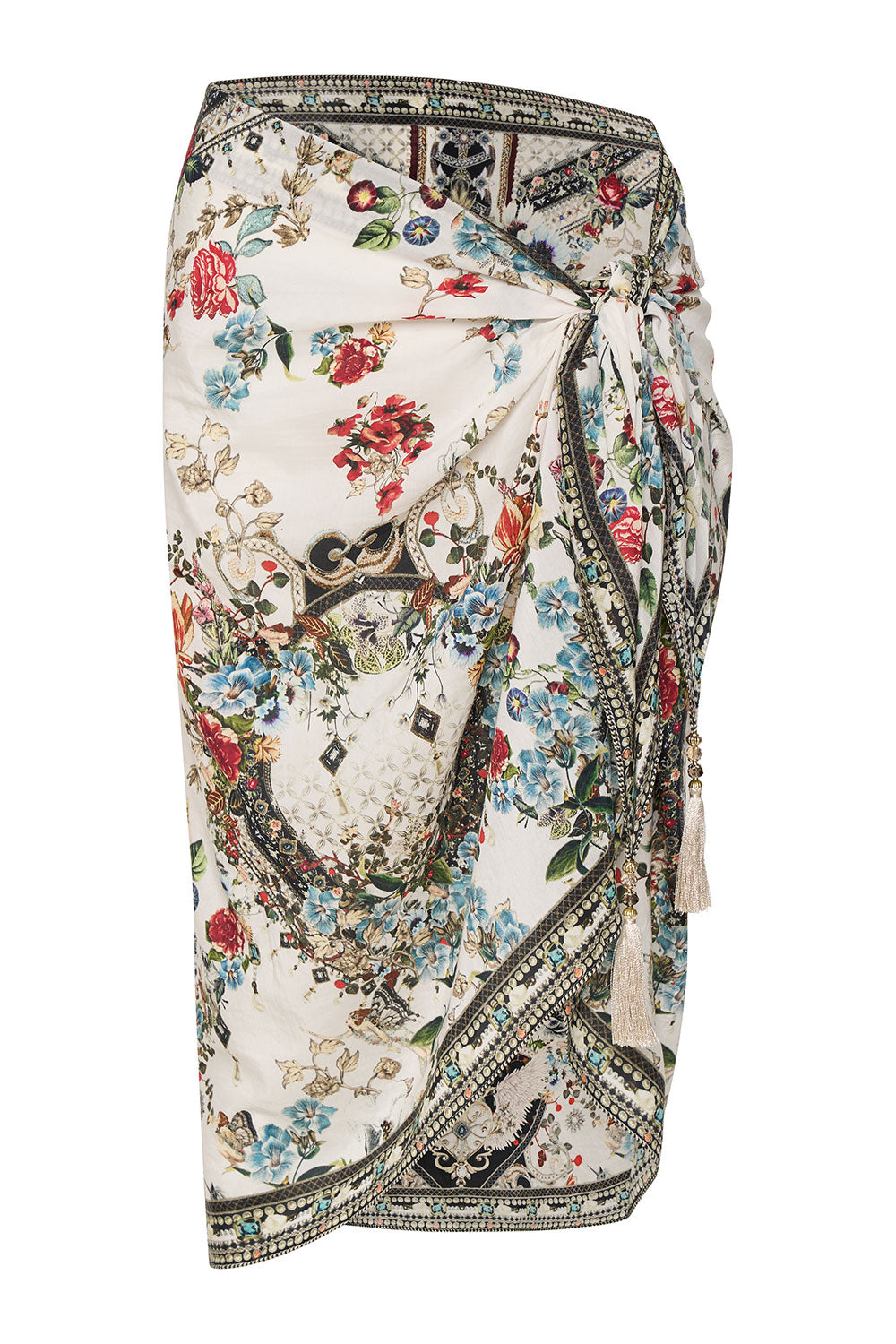 SHORT TASSEL SARONG SHAKESPEARES GARDEN