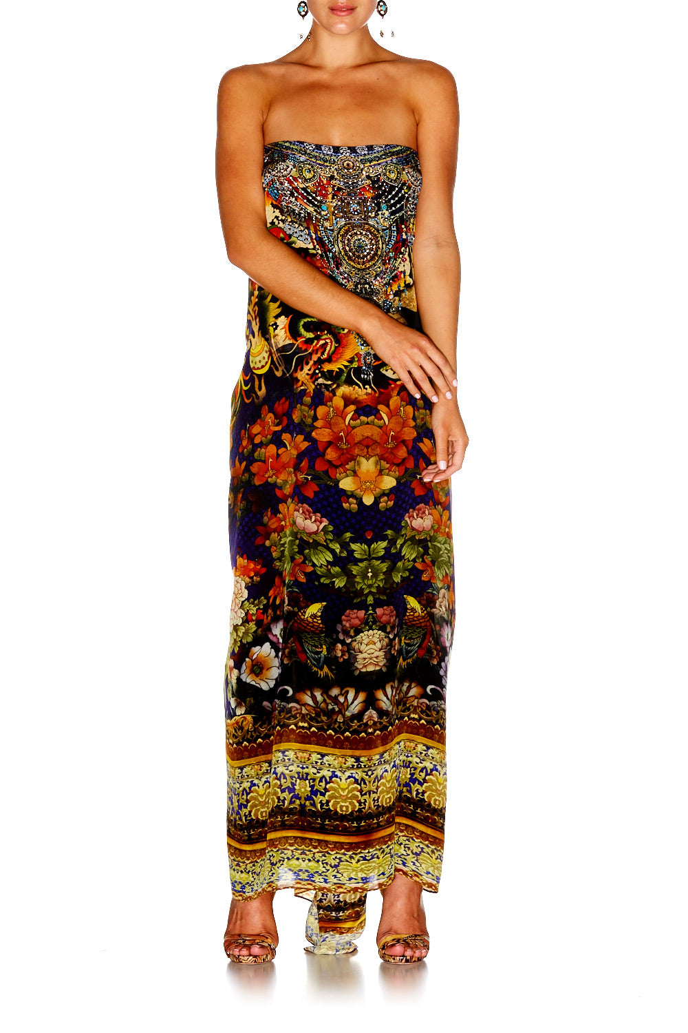 PHOENIX RISE ROUND NECK KAFTAN