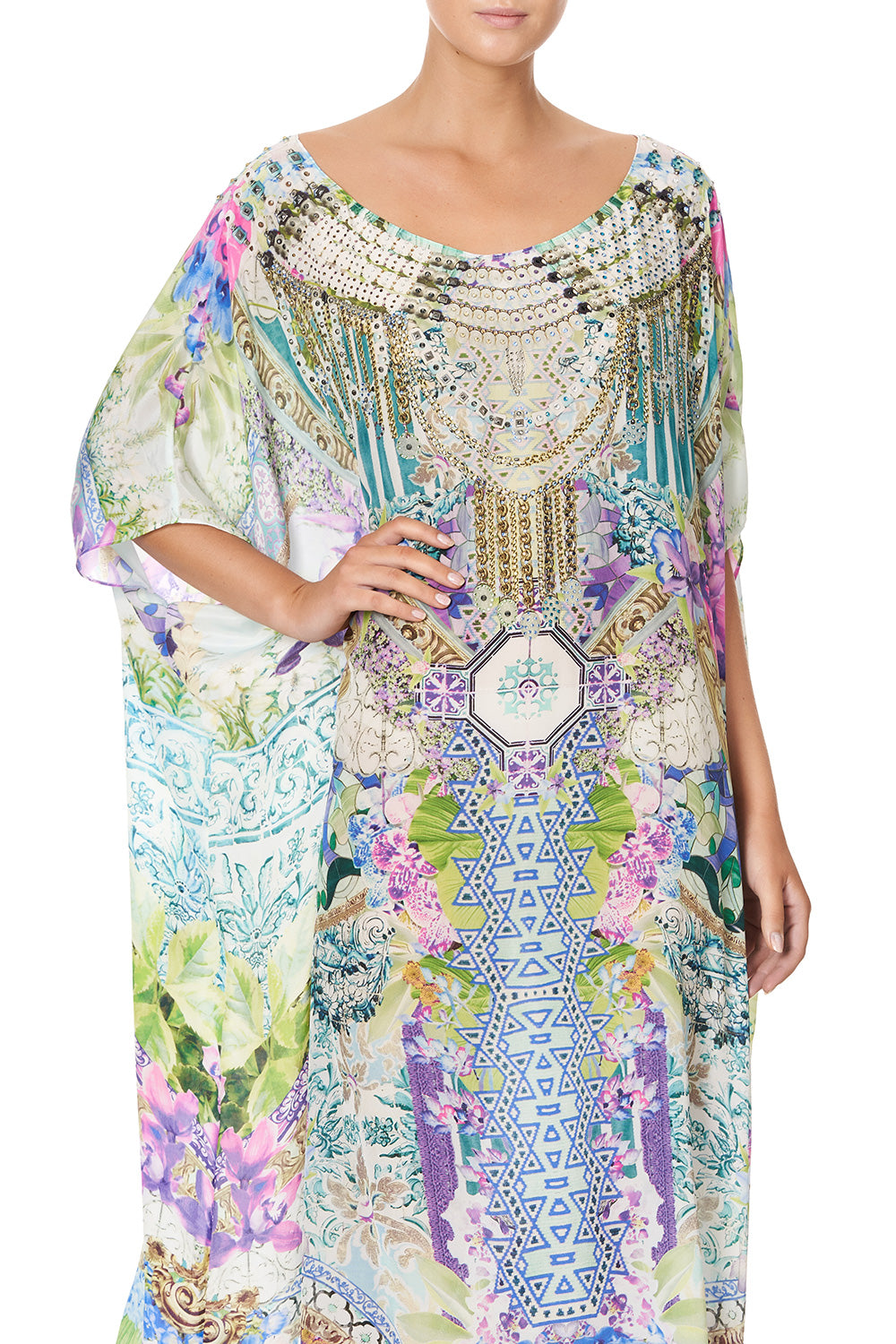 ROUND NECK KAFTAN SALVADOR FIELDS FOREVER