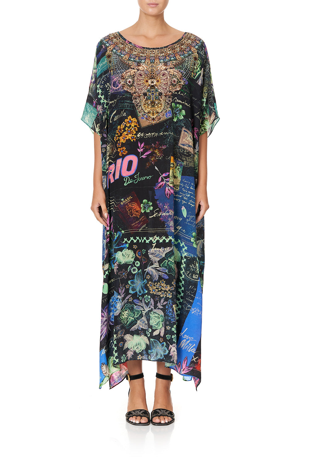 ROUND NECK KAFTAN YOU'VE GOT MAIL