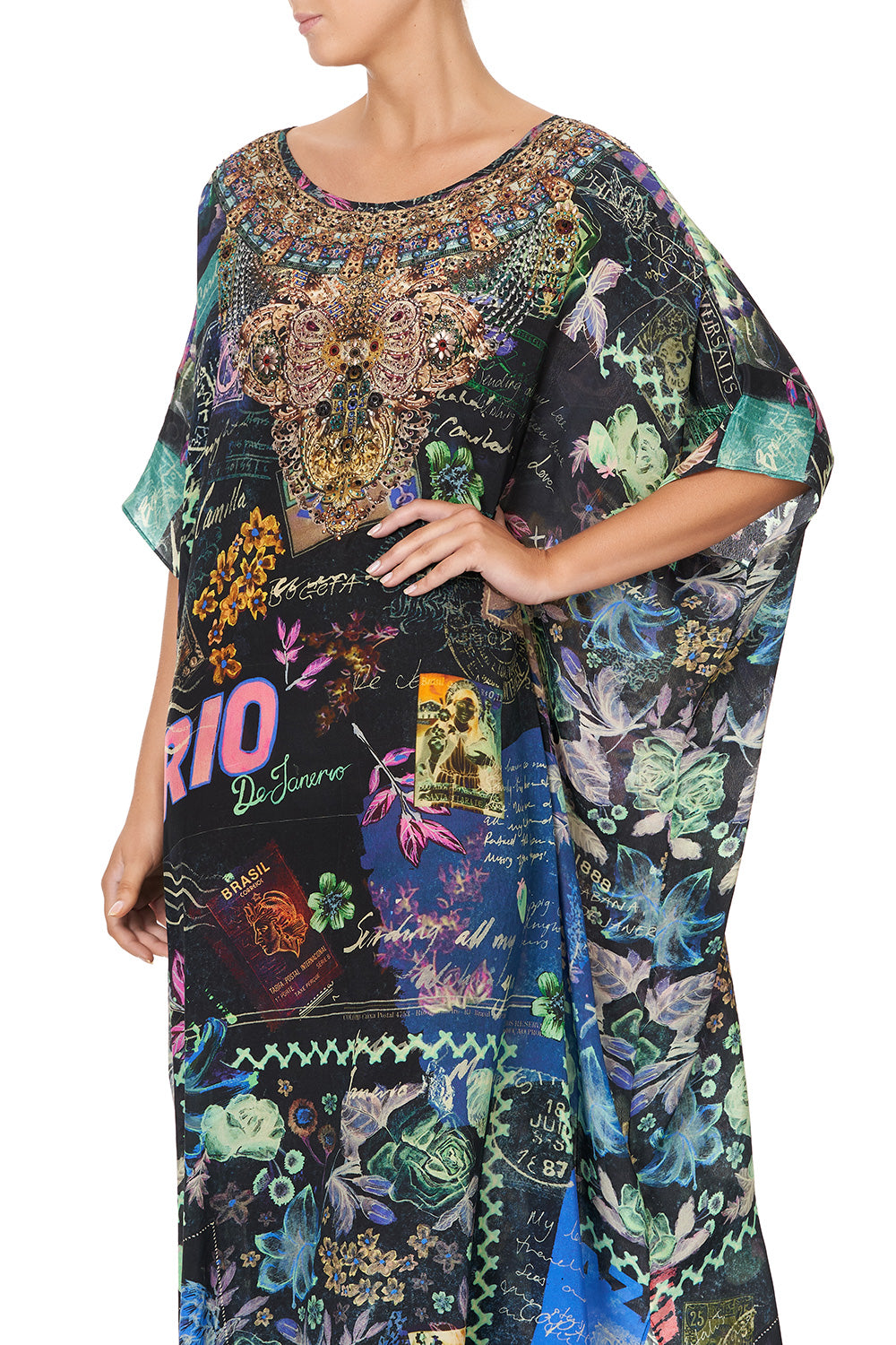 ROUND NECK KAFTAN YOU'VE GOT MAIL