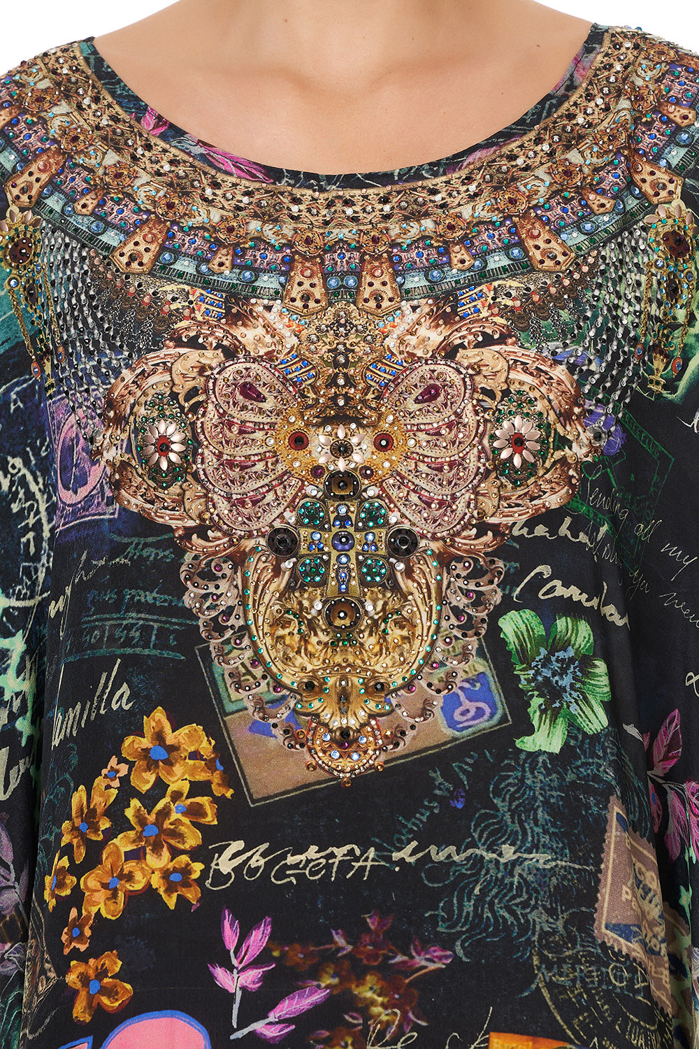 ROUND NECK KAFTAN YOU'VE GOT MAIL