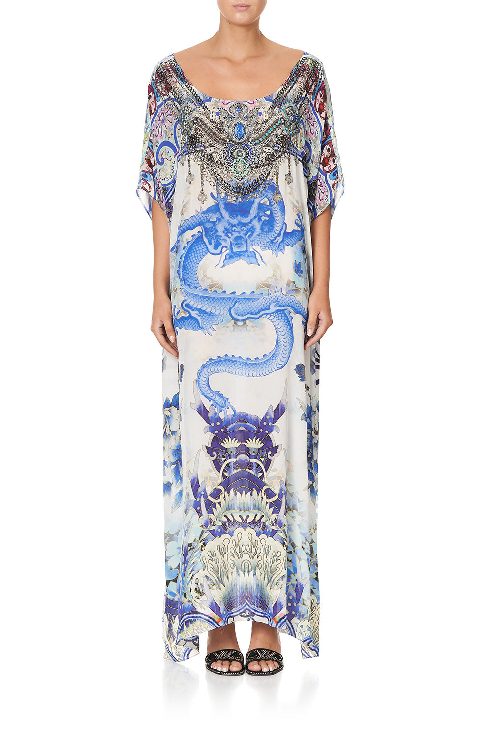 ROUND NECK KAFTAN POISONOUS PARADISE