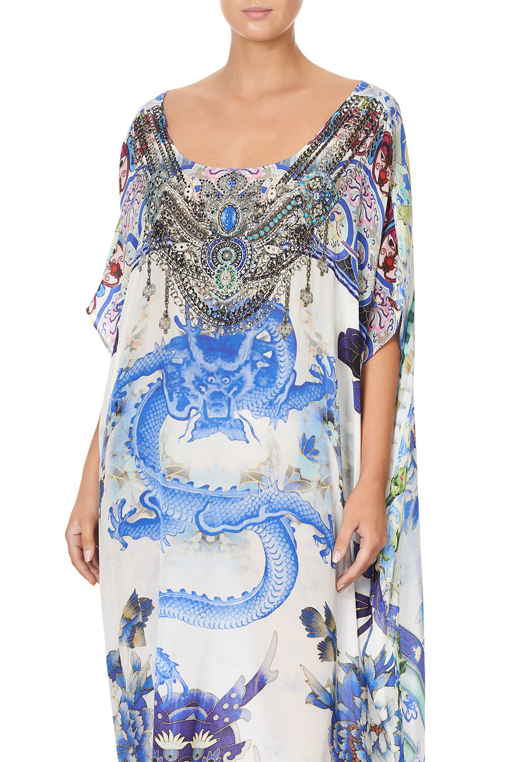 ROUND NECK KAFTAN POISONOUS PARADISE