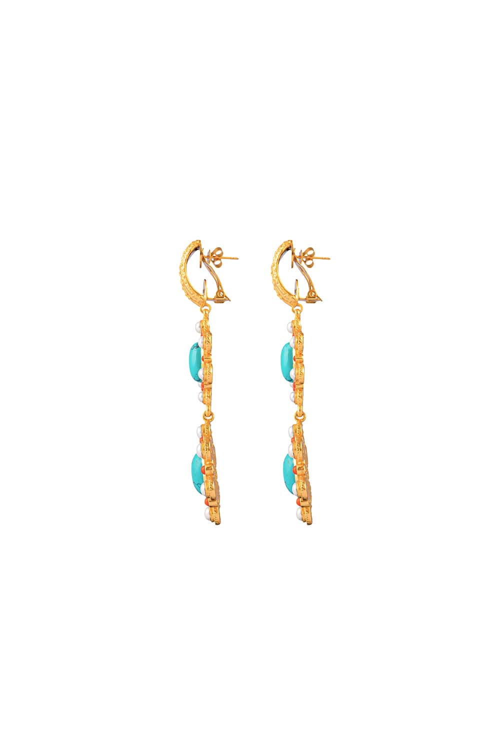 TORQUOISE MADEMOISELLE EARRINGS MULTI