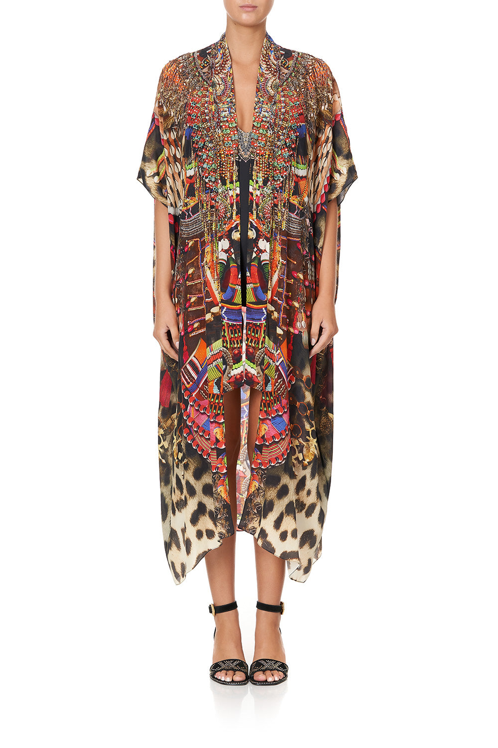 KIMONO COAT SPEAKING IN COLOUR