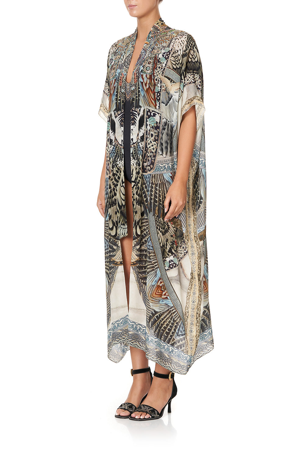 KIMONO COAT GIRL ON THE WING