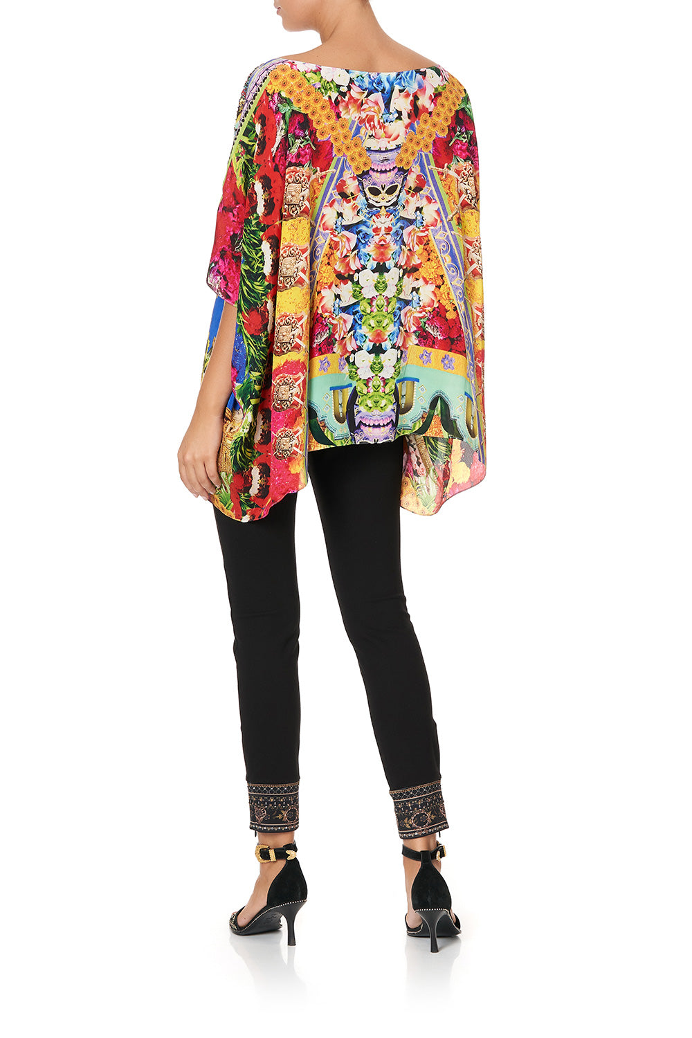 SHORT ROUND NECK TOP FLOWER OF 400 LIVES