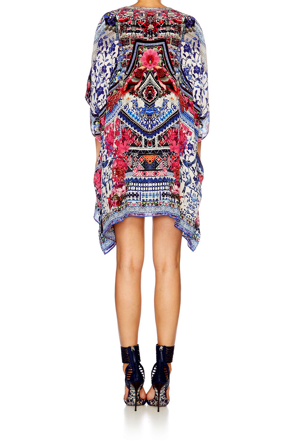 FROM KAILI WITH LOVE SHORT LACE UP KAFTAN