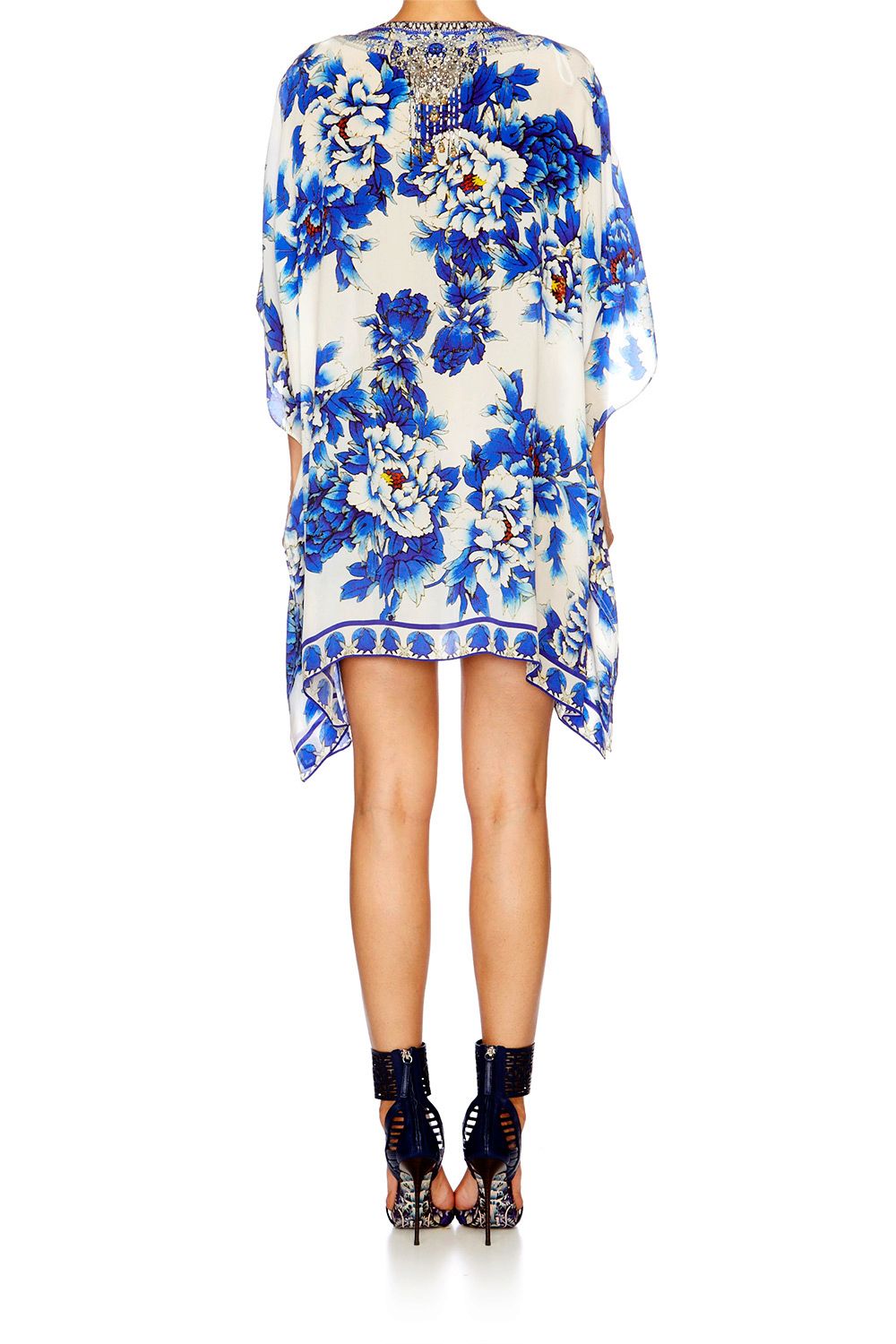 RING OF ROSES SHORT LACE UP KAFTAN