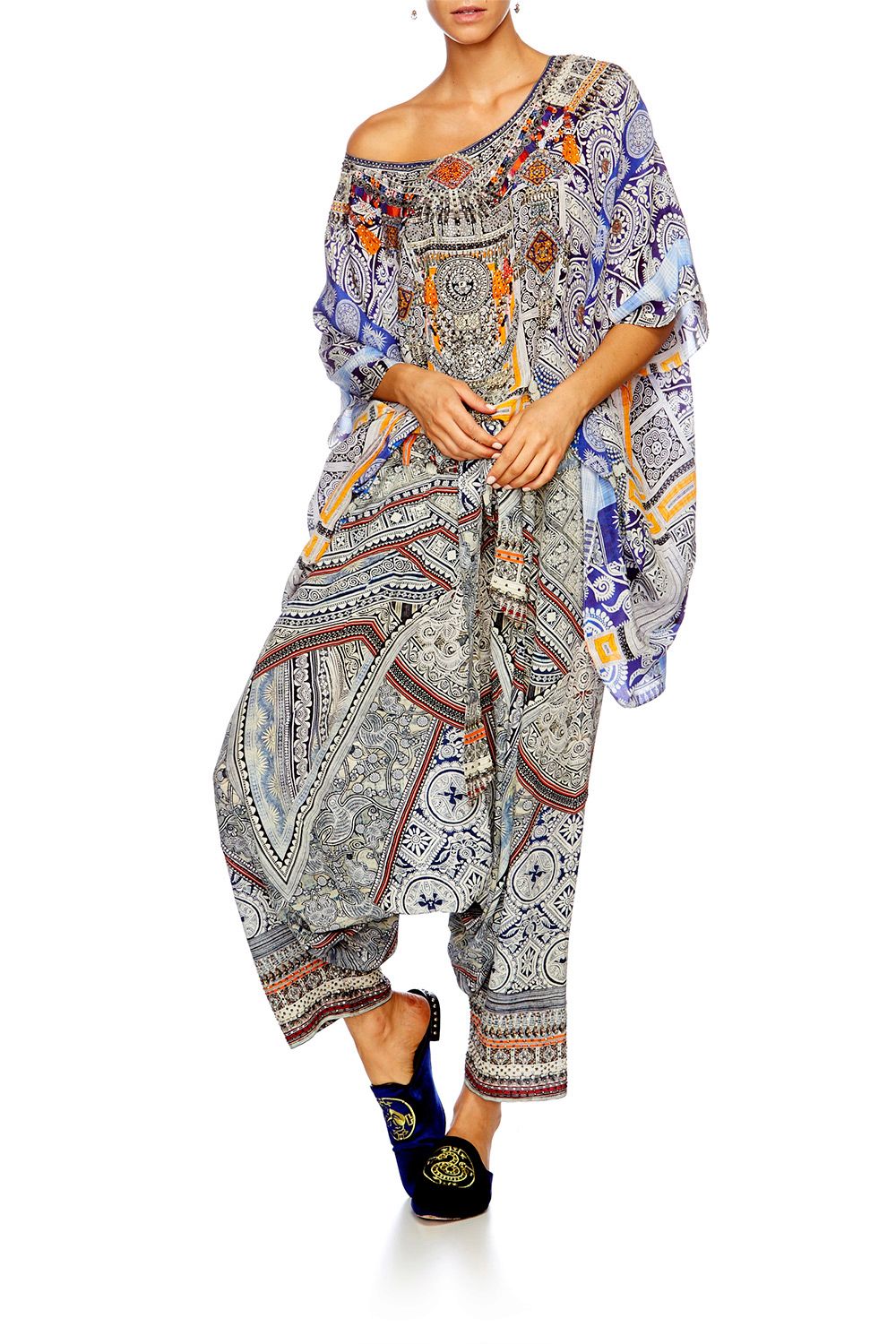 ANTIQUE BATIK HAREM PANTS