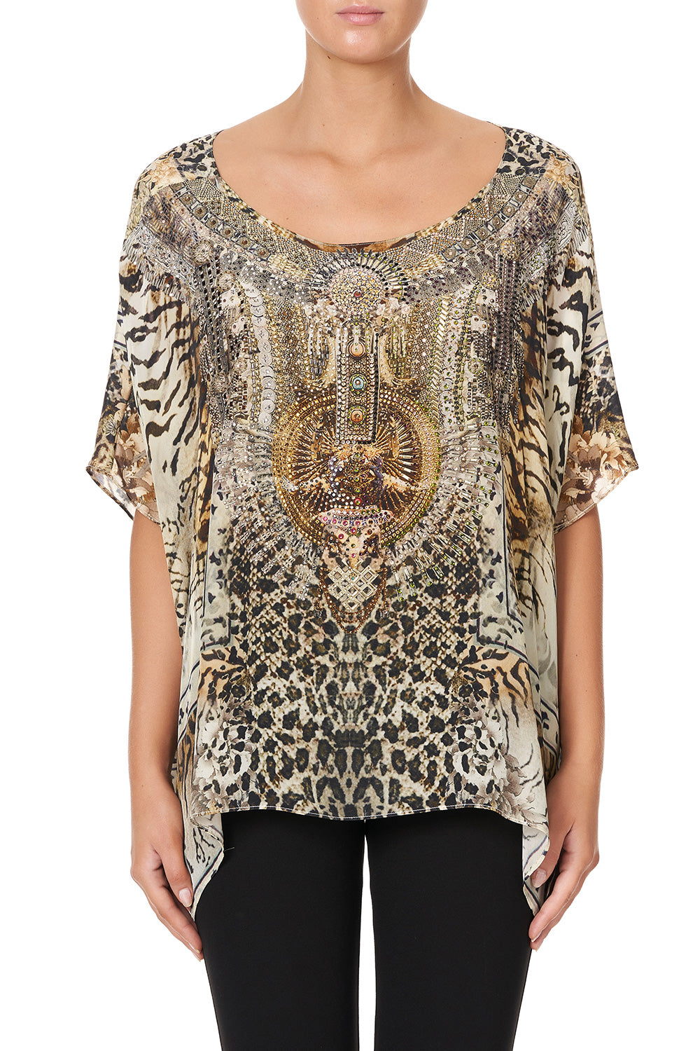 SHORT ROUND NECK TOP SPIRIT ANIMAL