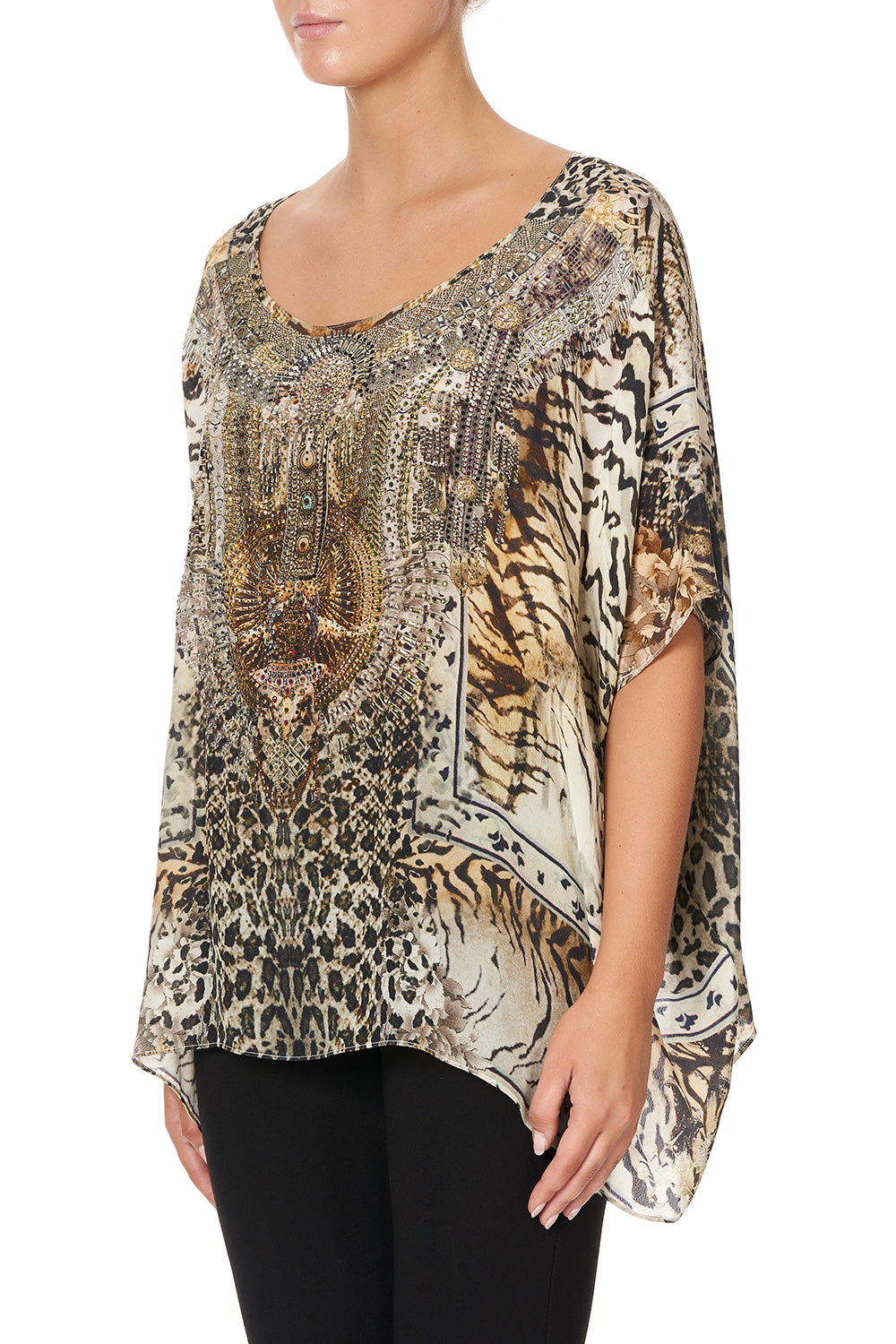 SHORT ROUND NECK TOP SPIRIT ANIMAL