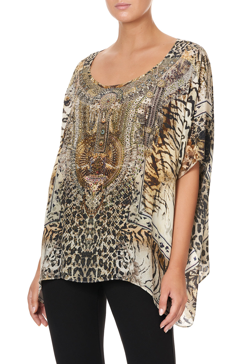 SHORT ROUND NECK TOP SPIRIT ANIMAL