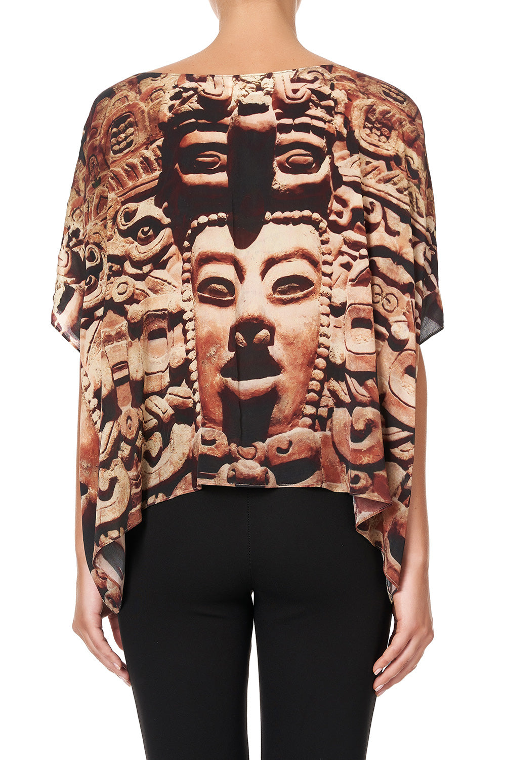 SHORT ROUND NECK TOP TIME AMONG THE GODS