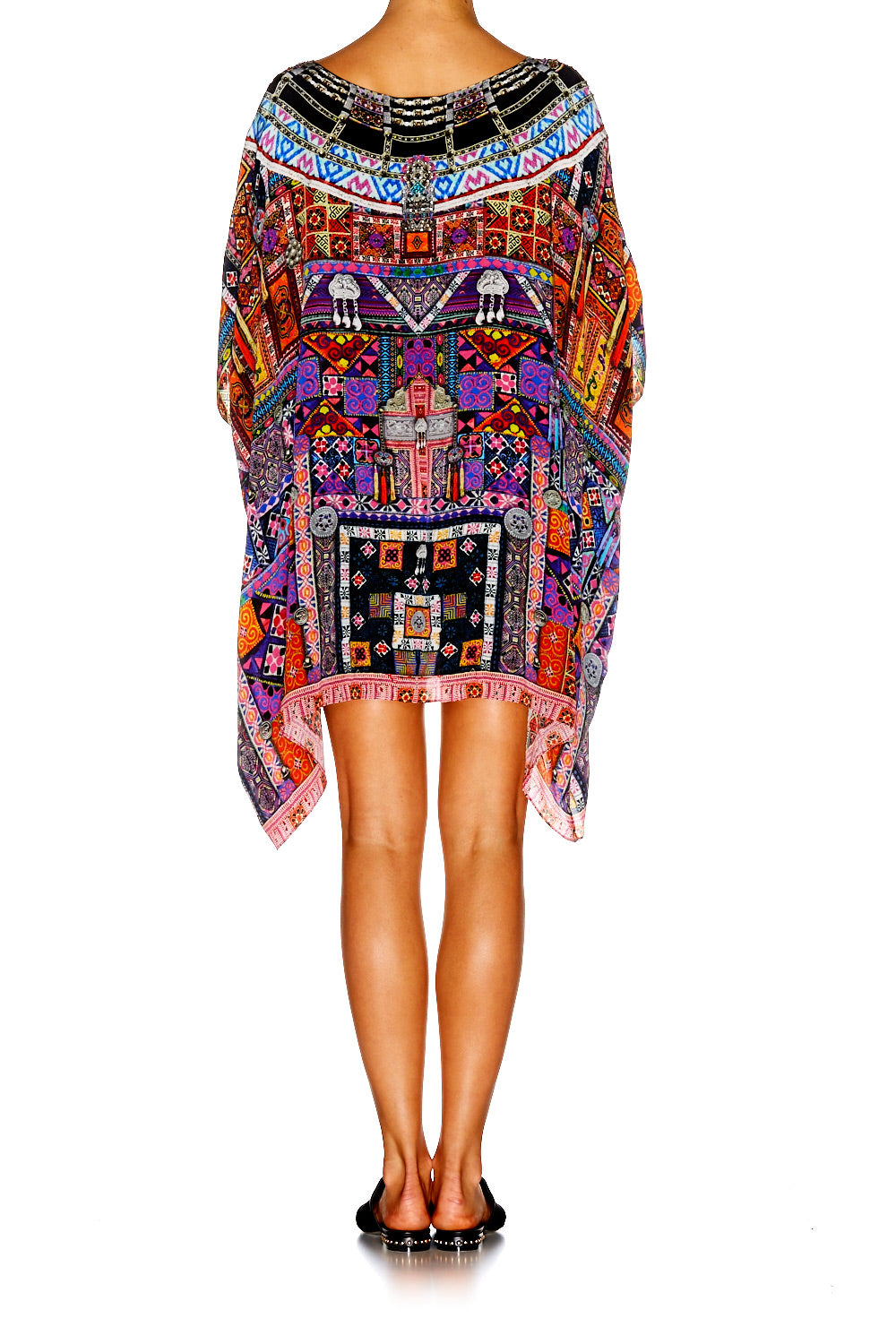PATCH ME UP SHORT ROUND NECK KAFTAN