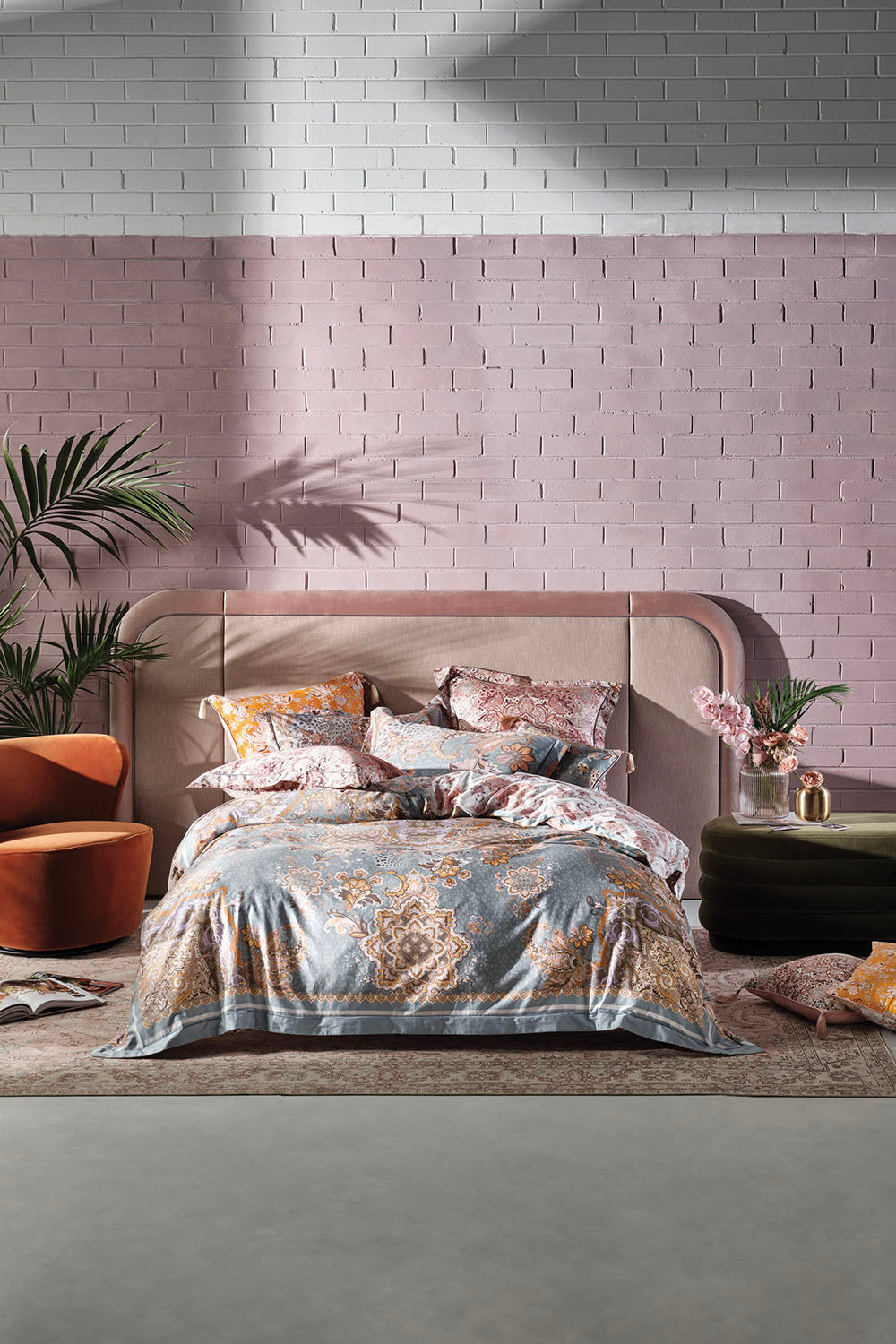 SUPER KING BED QUILT COVER SET LE PALAIS DU ZAHIR