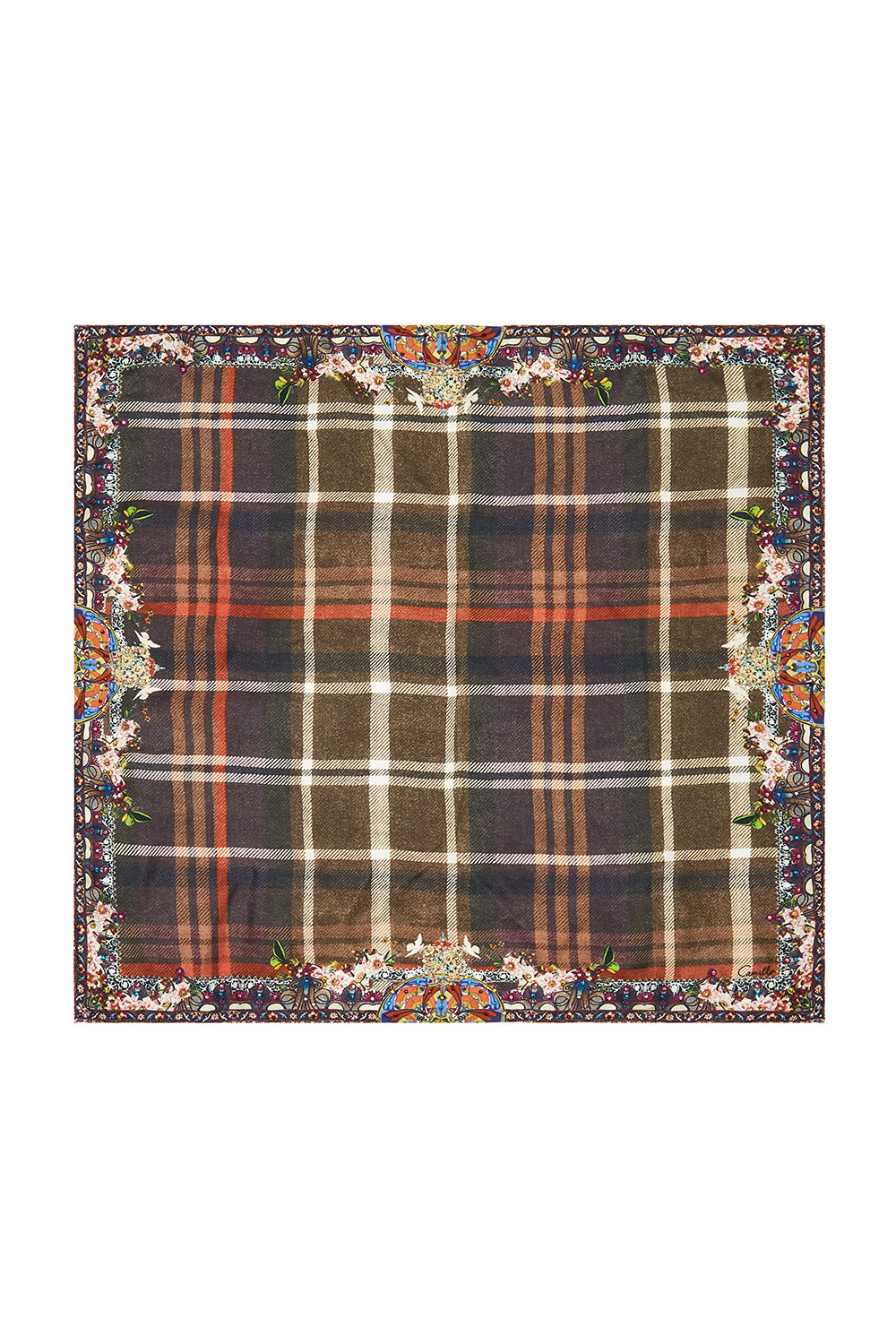 NECK TIE SCARF PAVED IN PAISLEY