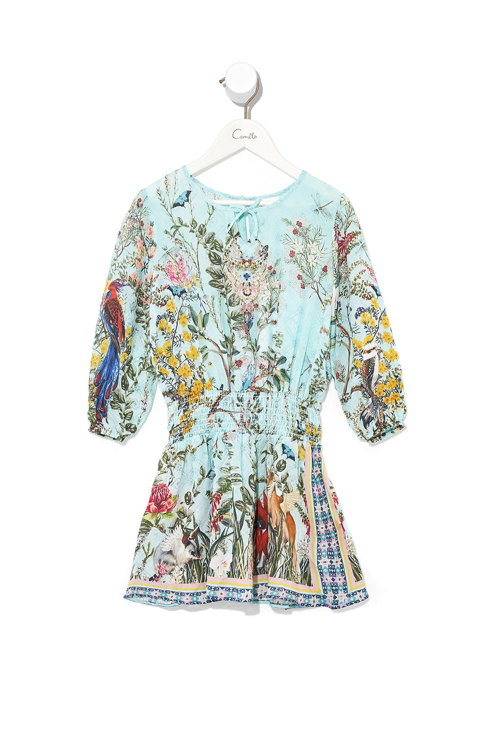 INFANTS RELAXED SHIRRED WAIST DRESS MILLAS BACKYARD