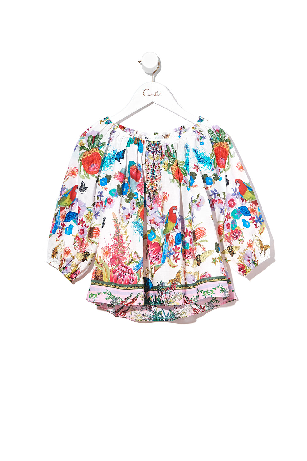 INFANTS ELASTICATED NECK BLOUSE HOMEWARD FOUND