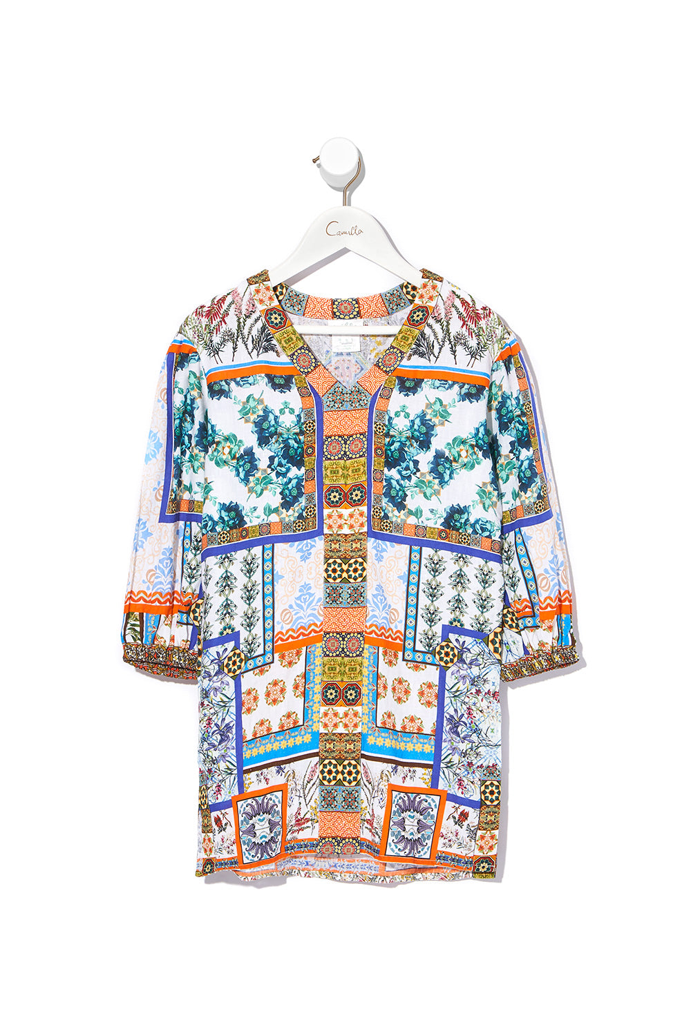 KIDS DRESS WITH WIDE BAND GONE COAST