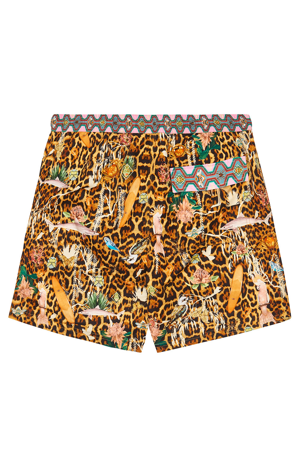 ELASTIC WAIST BOARDSHORT FAUNA ELECTRO