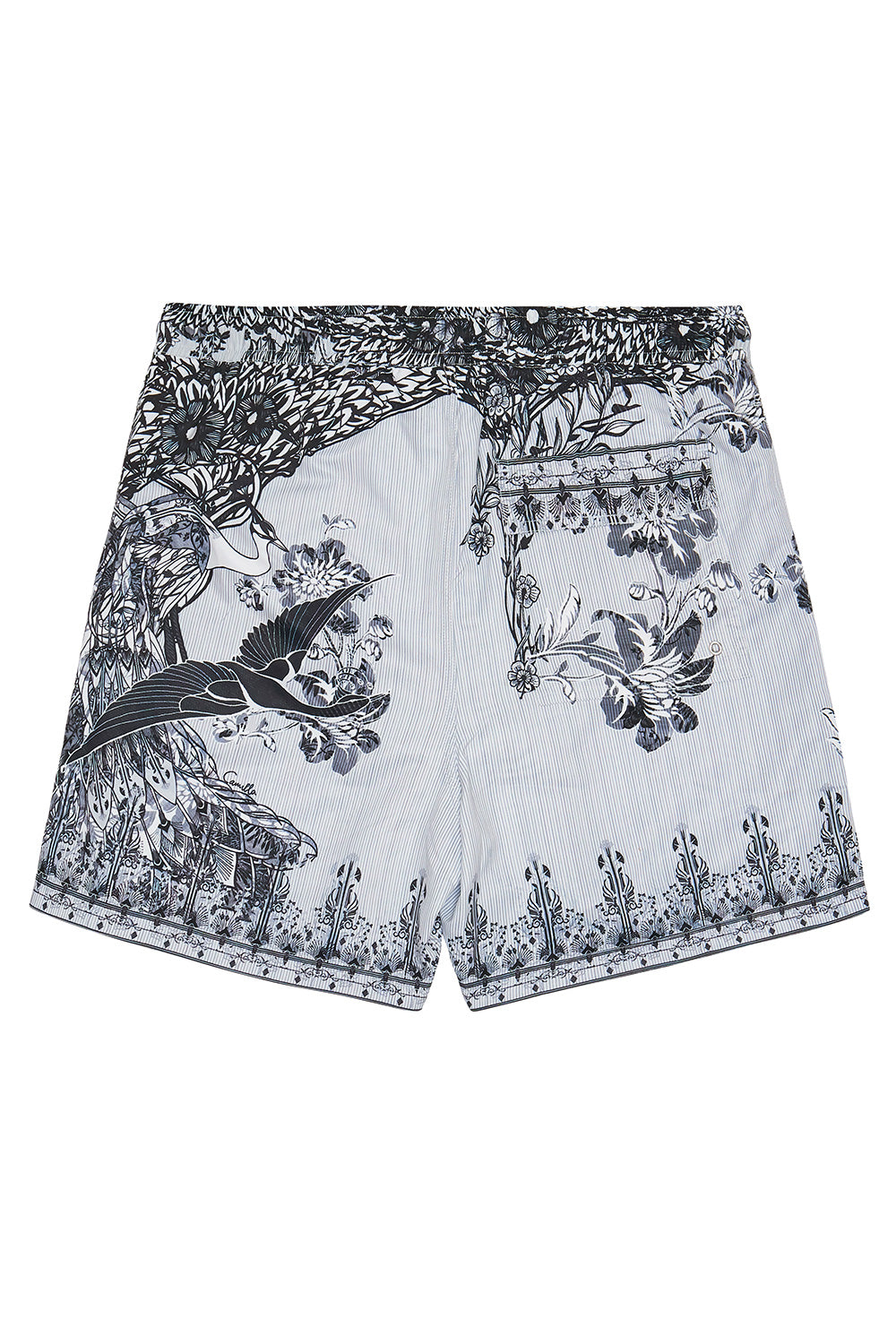 ELASTIC WAIST BOARDSHORT SILVER LININGS