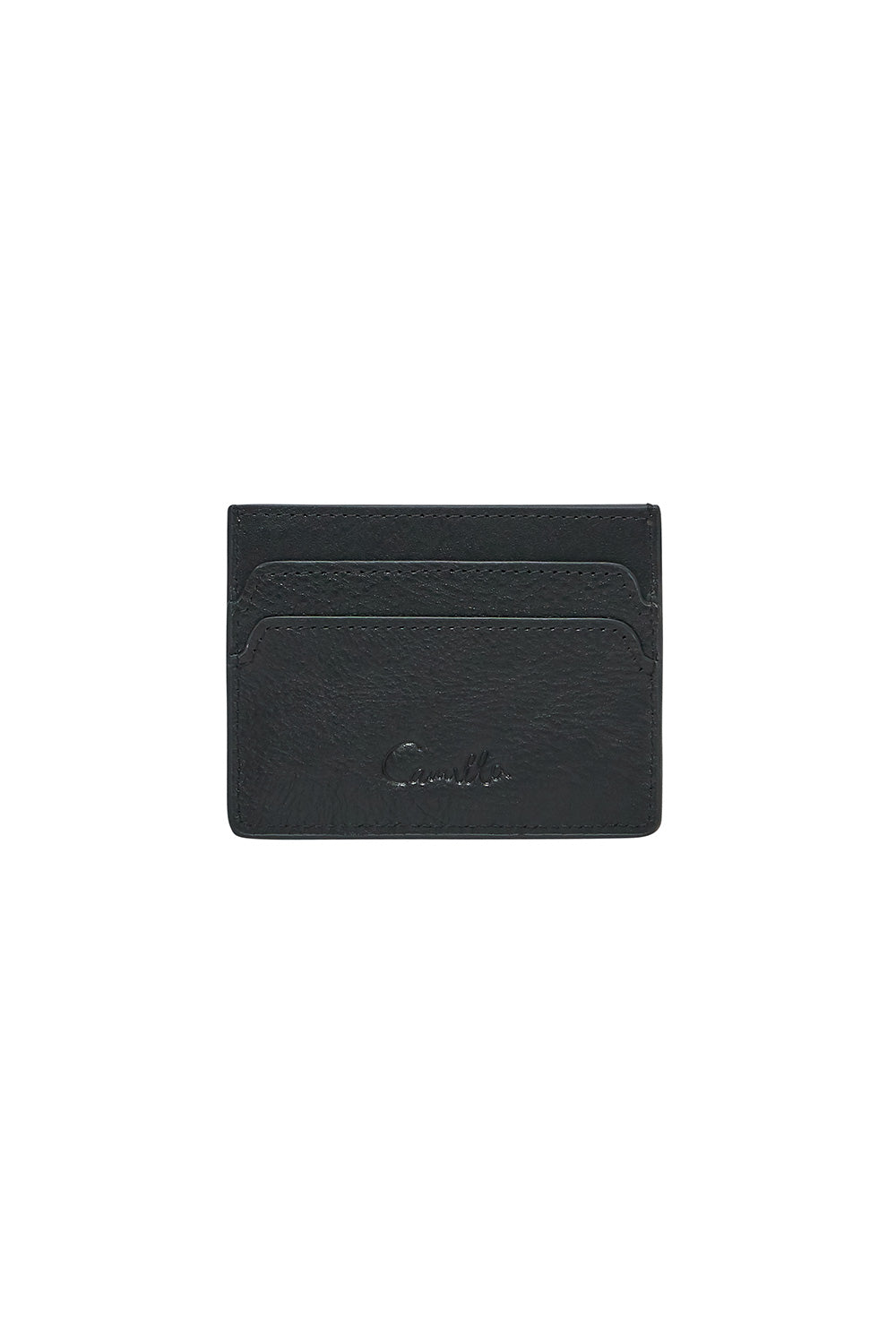 CARD HOLDER SOLID BLACK