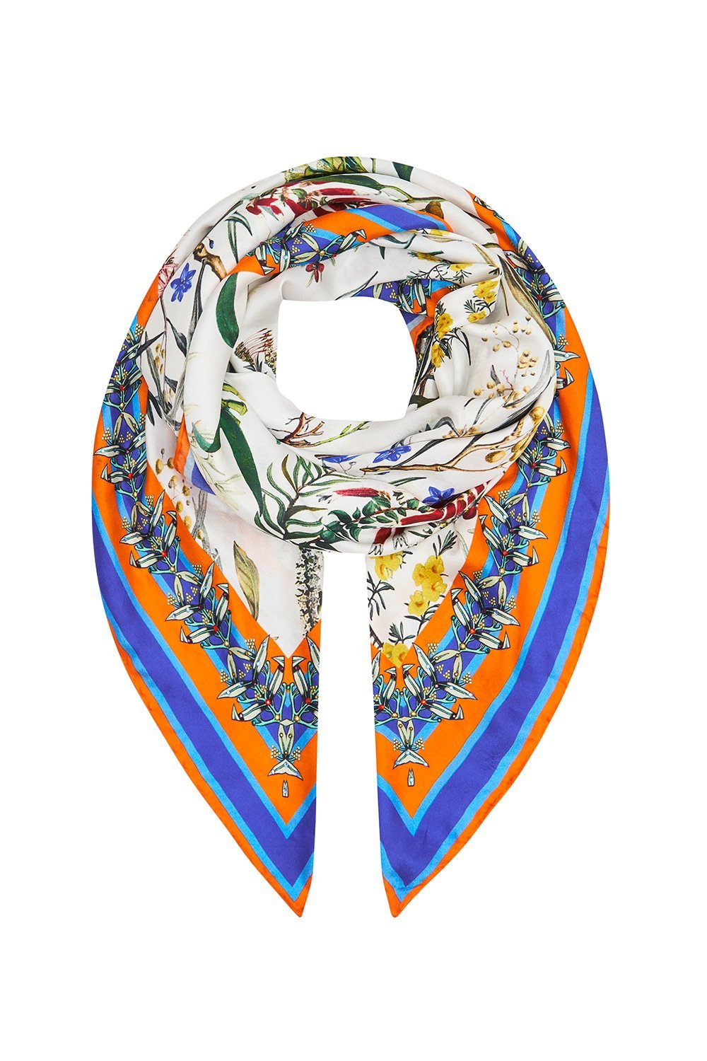 LARGE SQUARE SCARF FLORISTS FLOOR